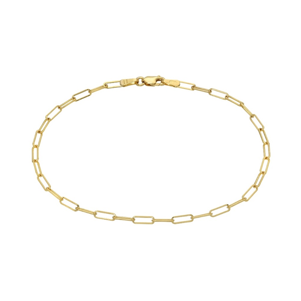 ZoeLev 14k Gold Open Link Chain Bracelet